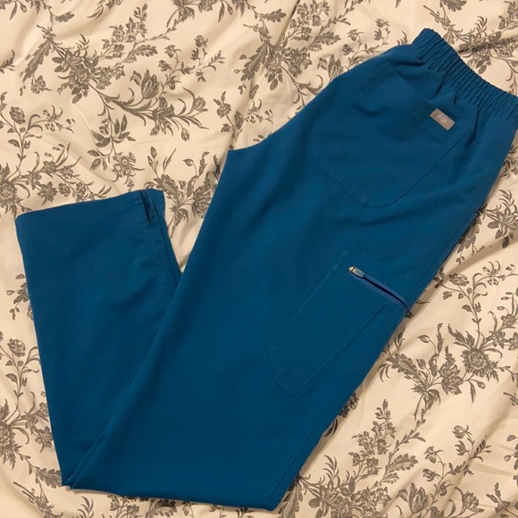 FIGS Alps Blue Yola Scrub Pants S - Picture 2 of 4